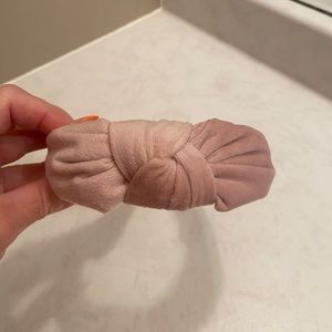 Pink Velvet Headband